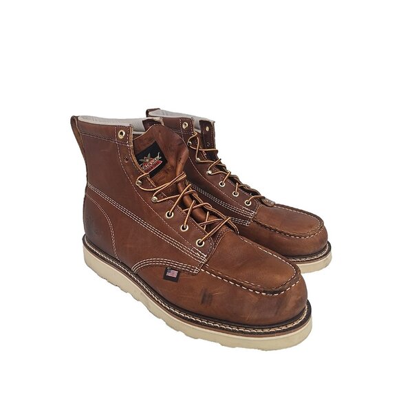 Thorogood Men's 6"American Heritage 814-4200 "Made In USA" Wedge Sole Boot 12 EE - Picture 1 of 8